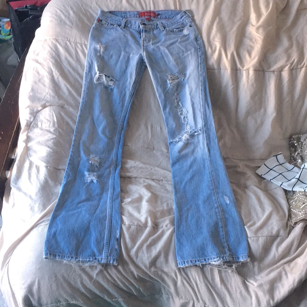 Distressed Hollister Jeans Size 0